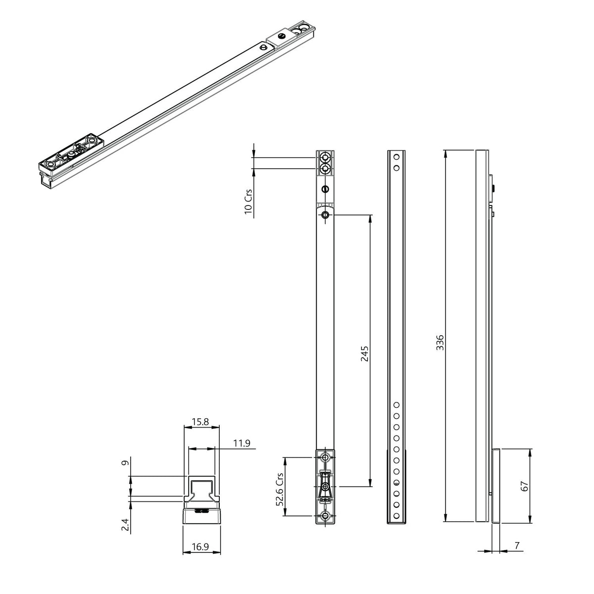 Door Restrictor Integral