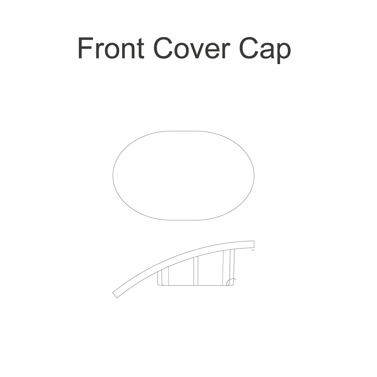 Connoisseur Window Handle Front Cover Cap