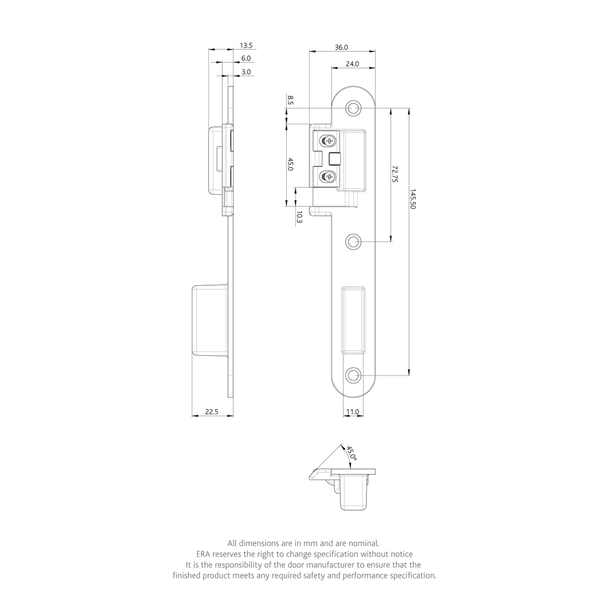 SureFire Hook Keep for Composite/Timber Doors