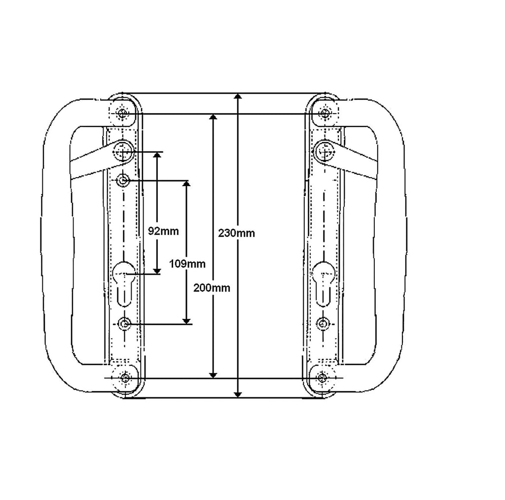 Trinity Handle Set for Patio Doors