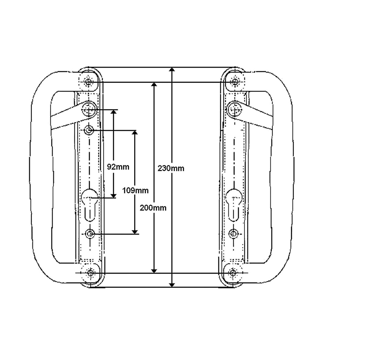 Trinity Handle Set for Patio Doors