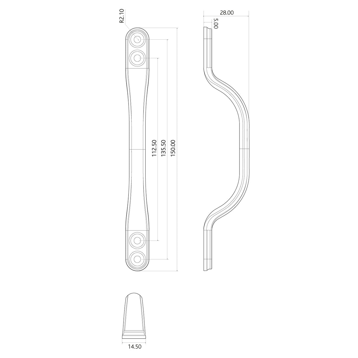 Sash Handle (Bow)