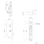 Hardex Travel Restrictor Face Fix for Sliding Windows