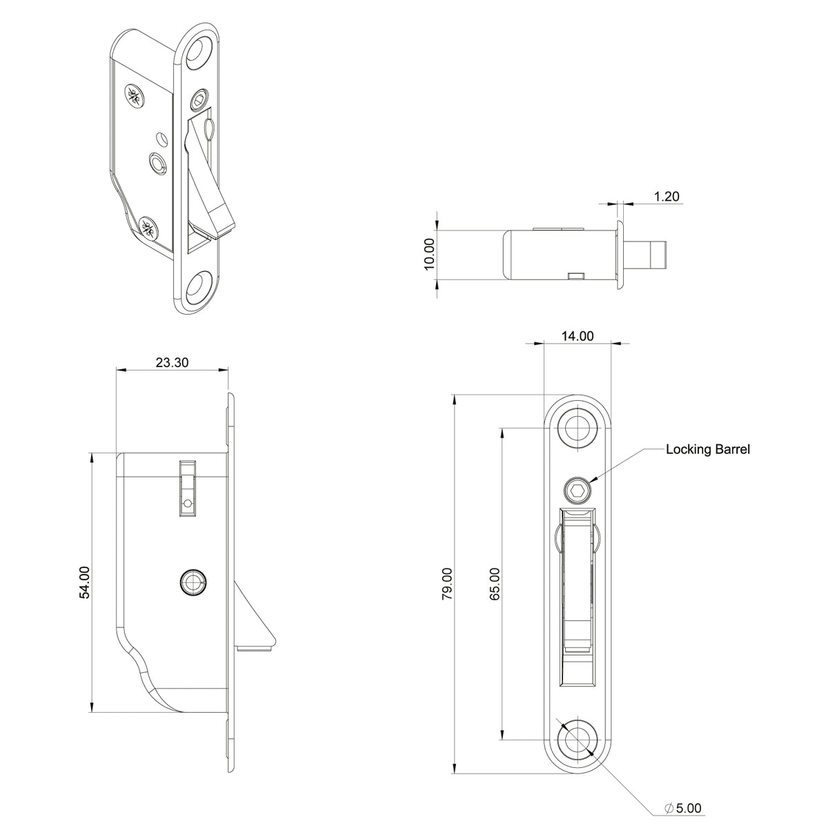 Hardex Travel Restrictor Face Fix for Sliding Windows