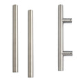 316 Stainless Steel Inline Bar Door Handle, Back to Back Fix