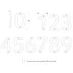 S Series 316 Stainless Steel Door Numerals