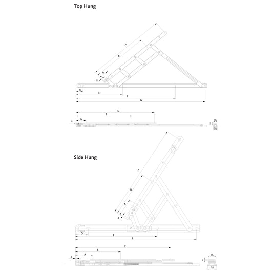 Standard Friction Stay
