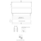 Decorative Door Midrail Letterplate