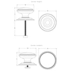 Large Decorative Round Door Knob