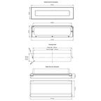 Architectural Shield TS 008 External Letterplate