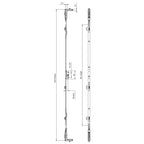 Flush Double Cam Window Lock