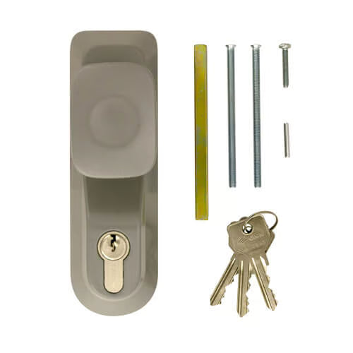 1413E Outside Access Device - Knob Handle with Euro Cylinder - For Timber or Metal Doors