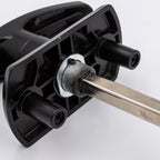 Door T Handle - Square Spindle - Short Lugs - Rear Fix