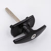 Door T Handle - Square Spindle - Short Lugs - Rear Fix