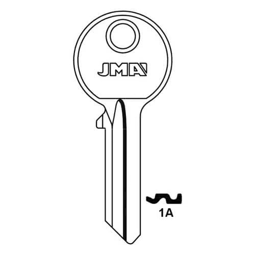 YA-24D Yale Universal 5 Pin Cylinder Key Blank