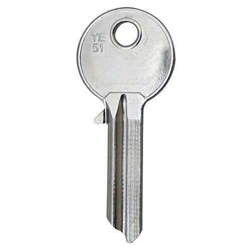 YA-24D Yale Universal 5 Pin Cylinder Key Blank
