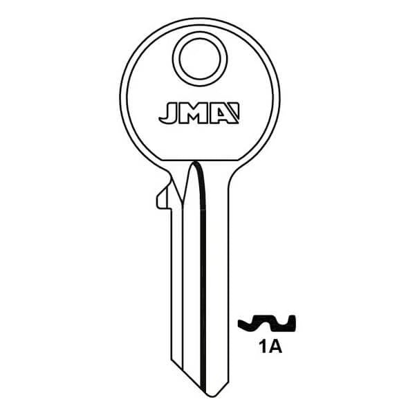 AB Yale Universal 5 Pin Cylinder Key Blank