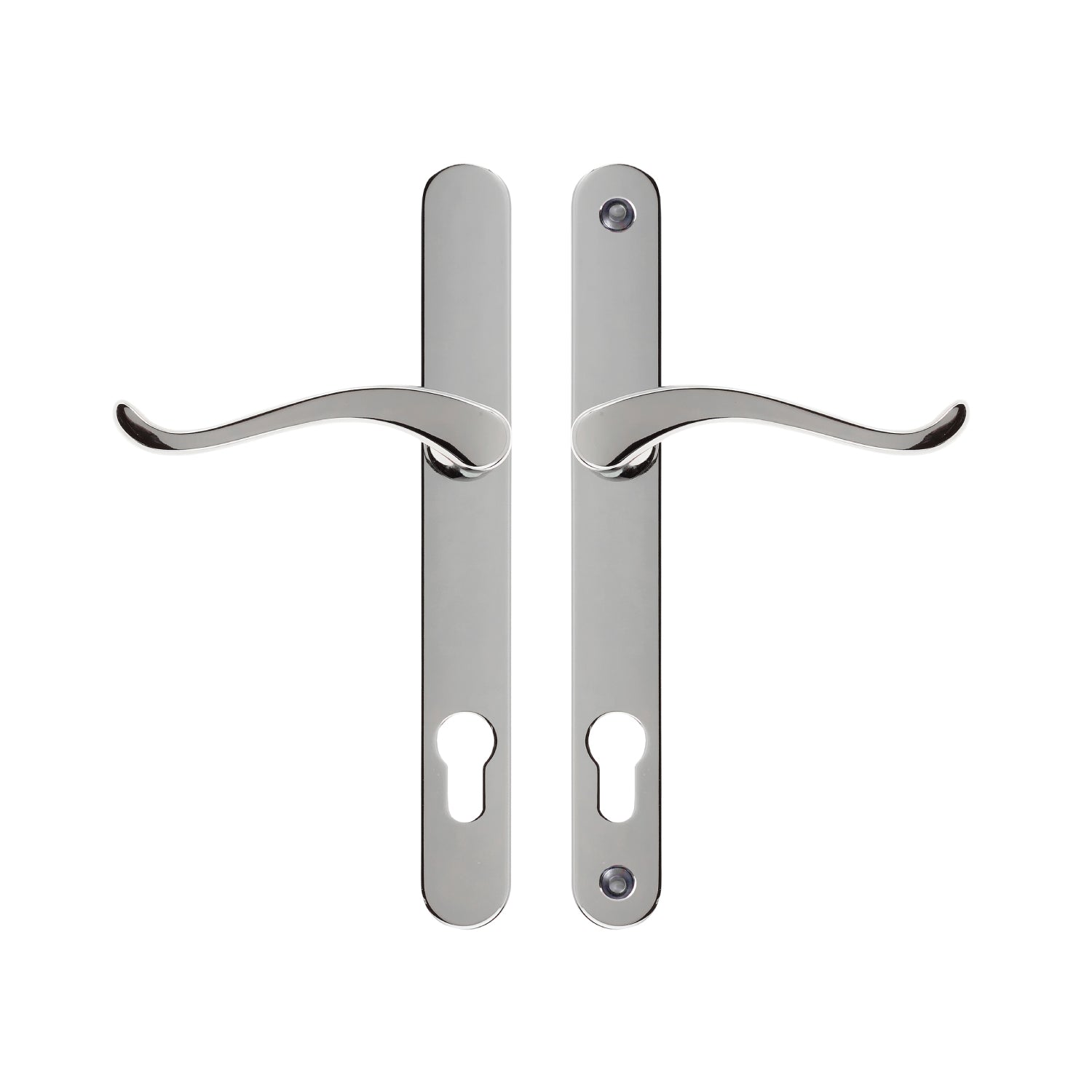 Balmoral Sprung Swan Lever Lever Right Hand Door Handle