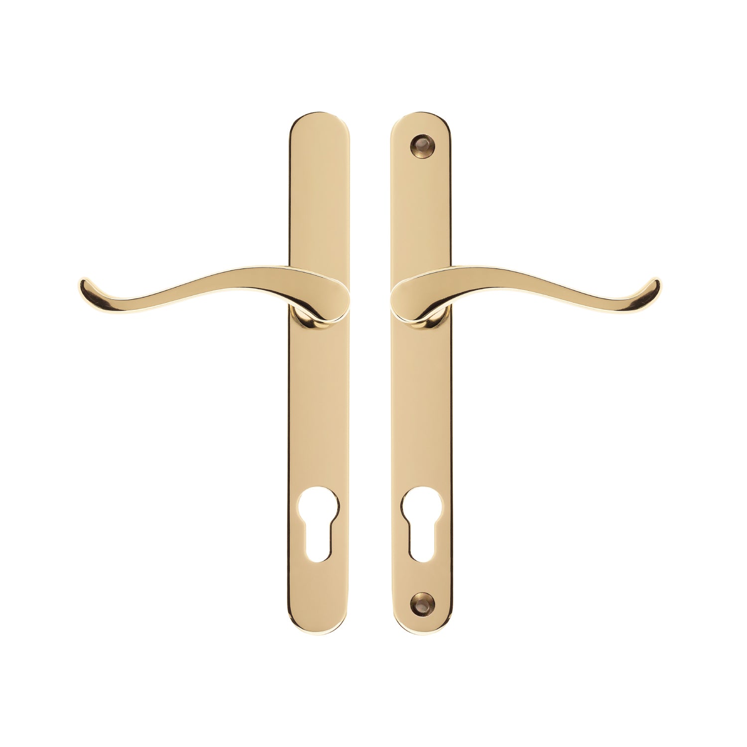 Balmoral Sprung Swan Lever Lever Right Hand Door Handle