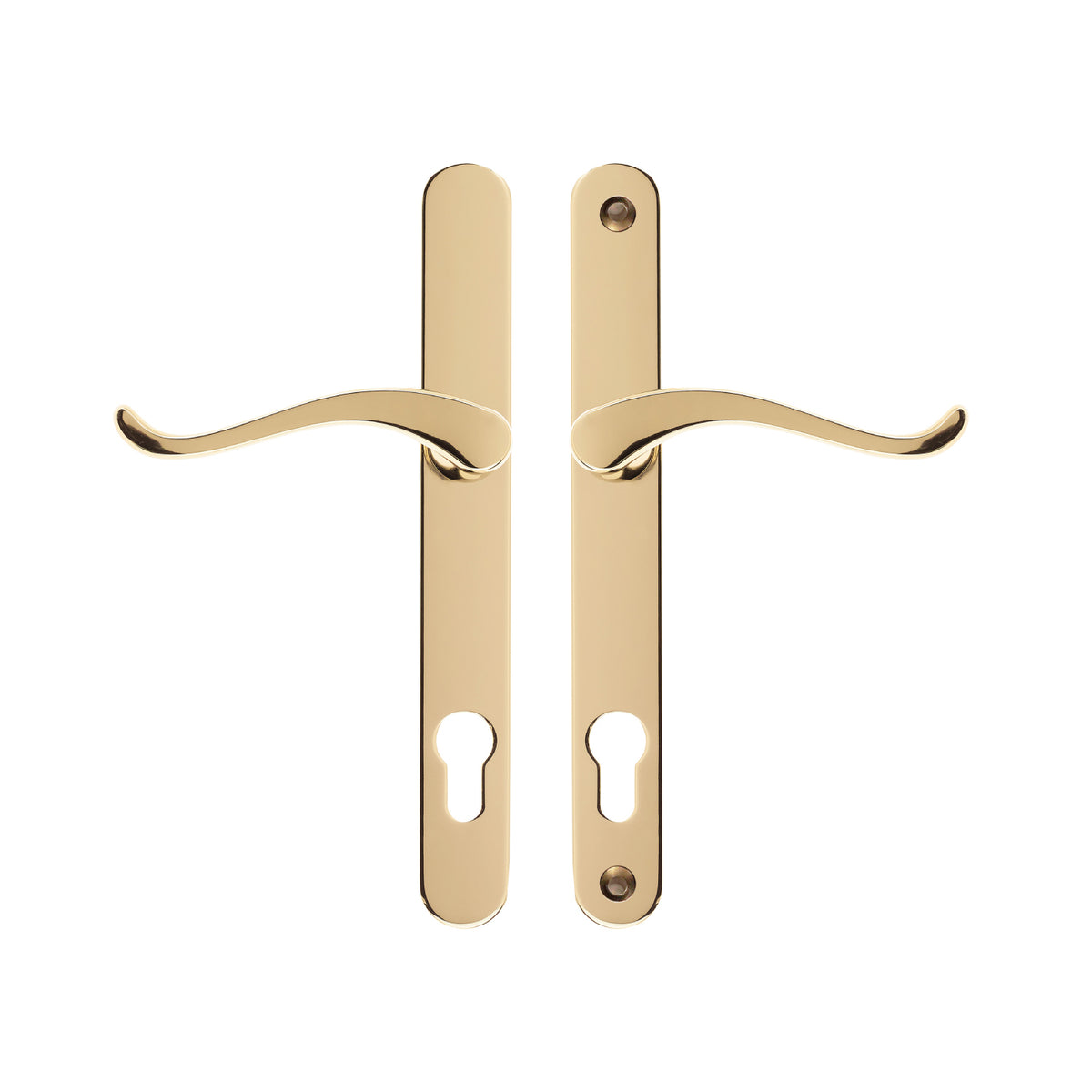 Balmoral Sprung Swan Lever Lever Right Hand Door Handle