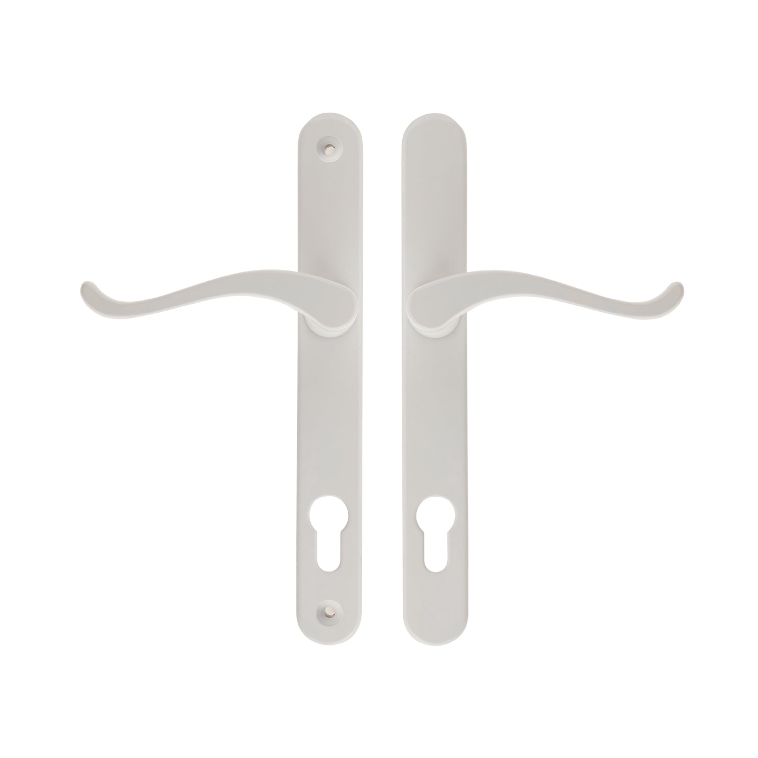 Balmoral Sprung Swan Lever Lever Left Hand Door Handle