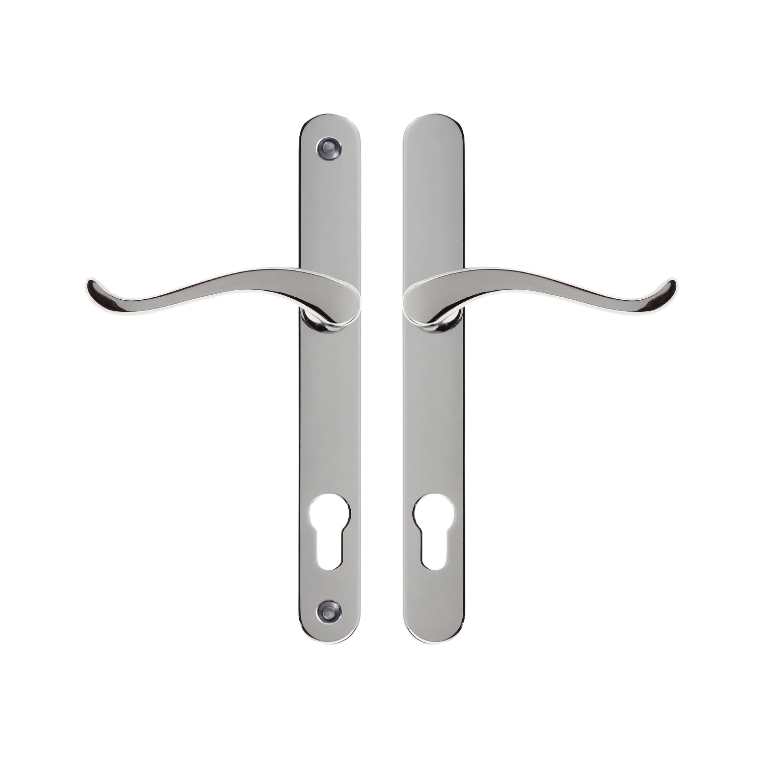 Balmoral Sprung Swan Lever Lever Left Hand Door Handle
