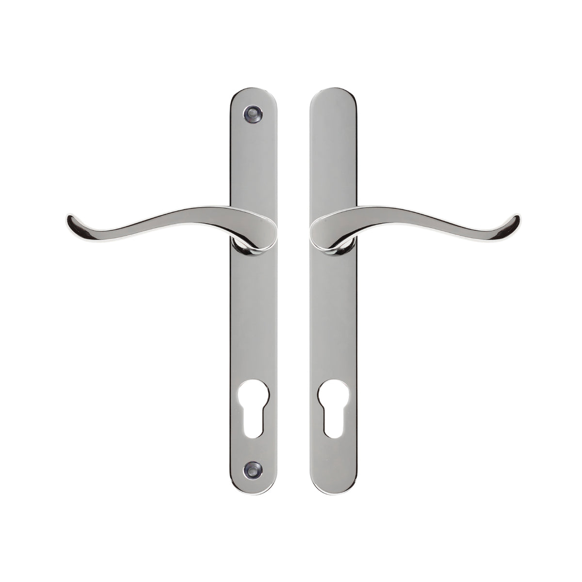 Balmoral Sprung Swan Lever Lever Left Hand Door Handle