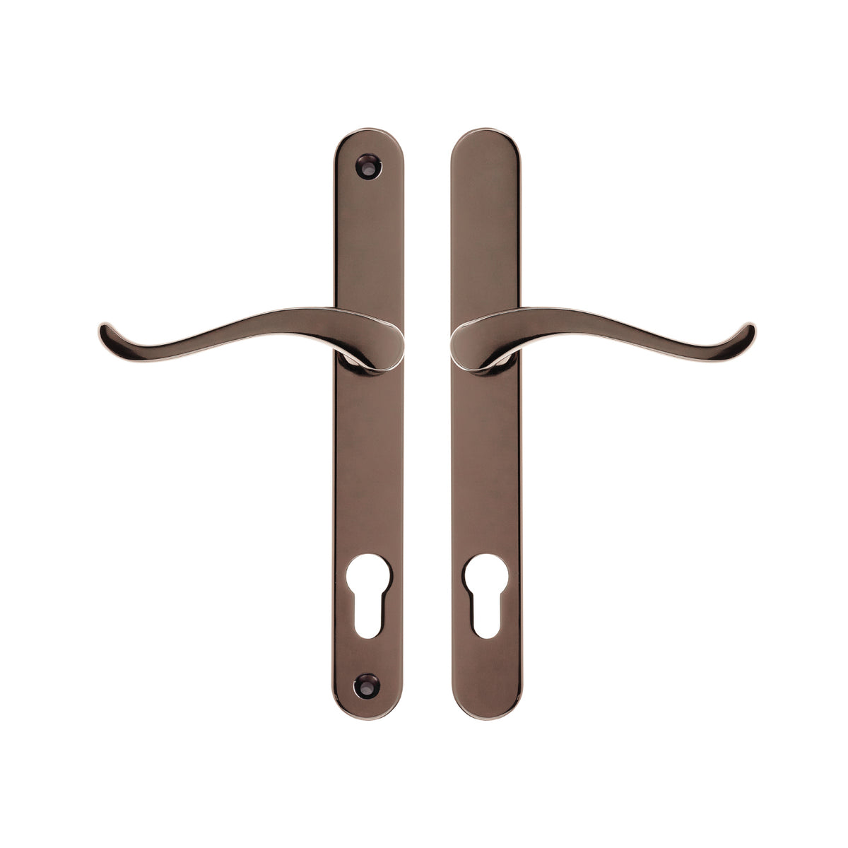 Balmoral Sprung Swan Lever Lever Left Hand Door Handle