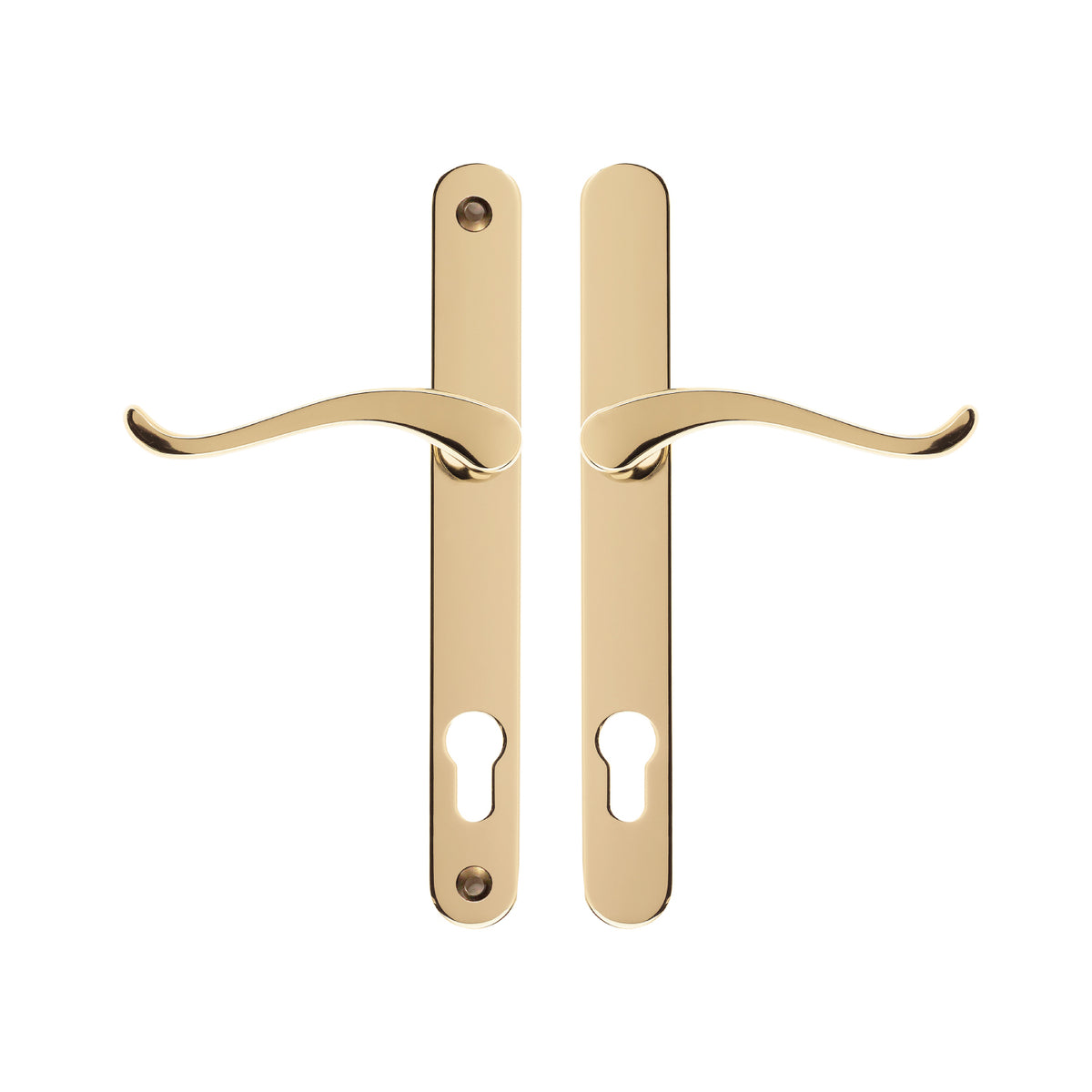 Balmoral Sprung Swan Lever Lever Left Hand Door Handle