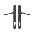 Balmoral Sprung Swan Lever Lever Left Hand Door Handle