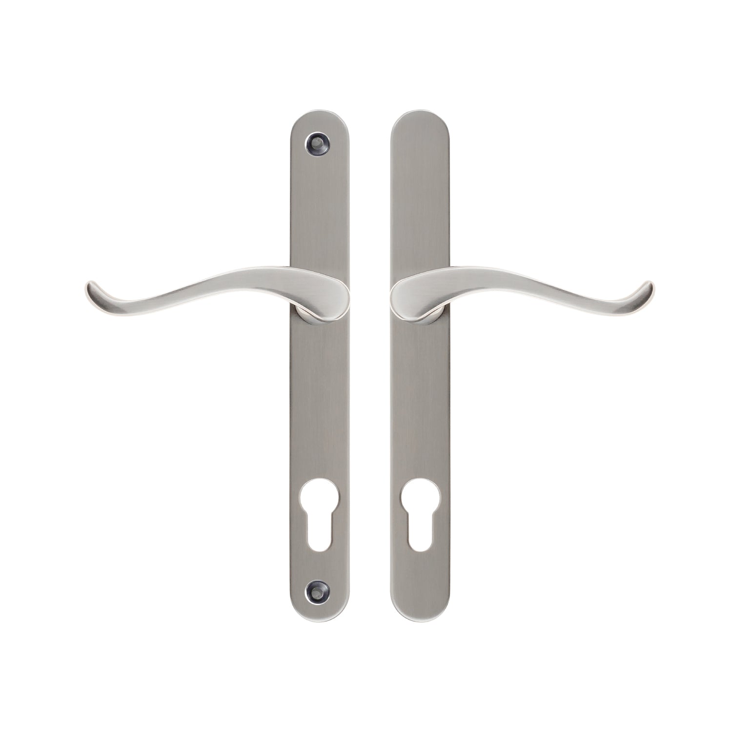 Balmoral Sprung Swan Lever Lever Left Hand Door Handle