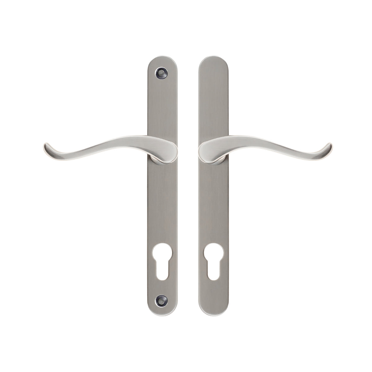 Balmoral Sprung Swan Lever Lever Left Hand Door Handle