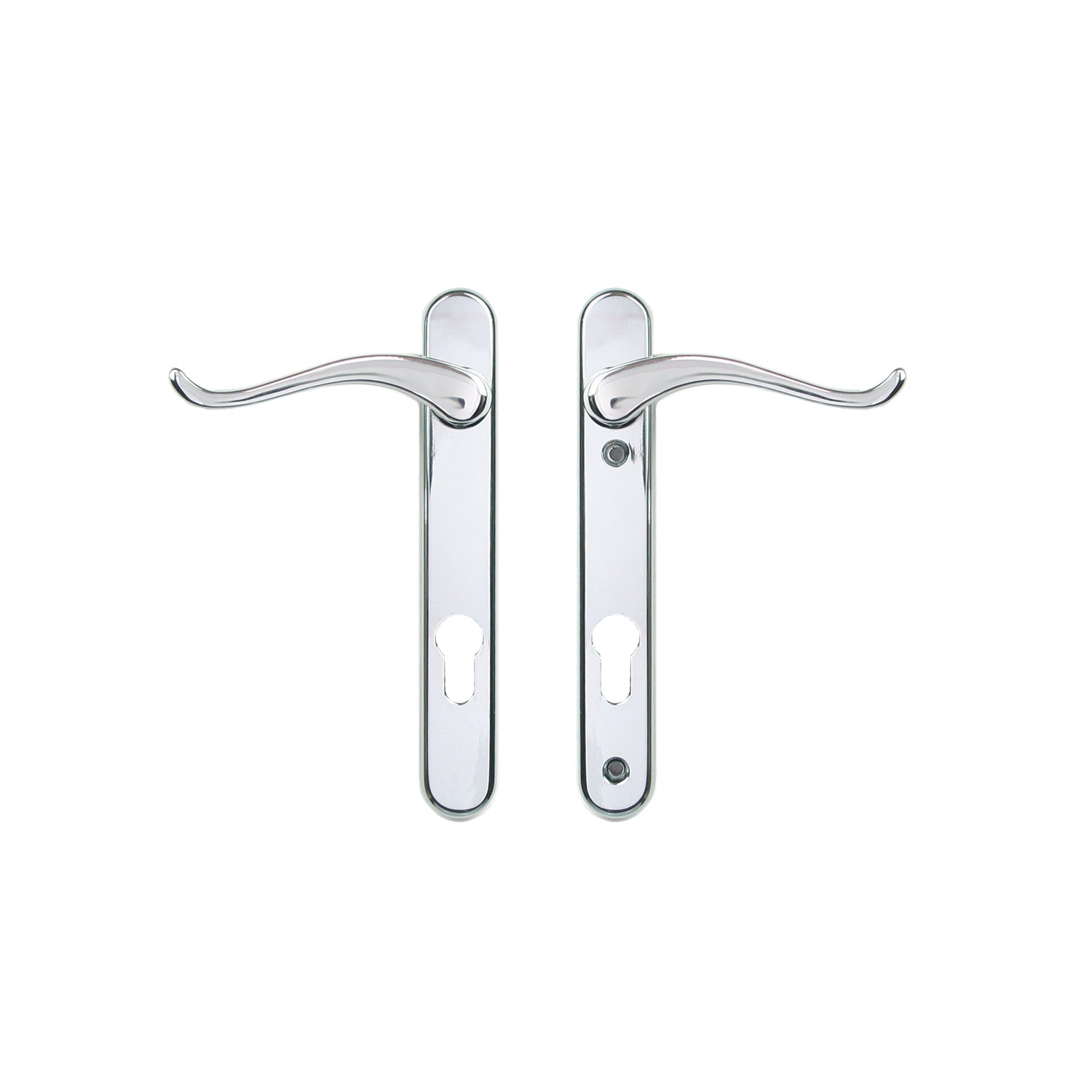 Windsor Sprung Swan Lever Lever Right Hand Door Handle