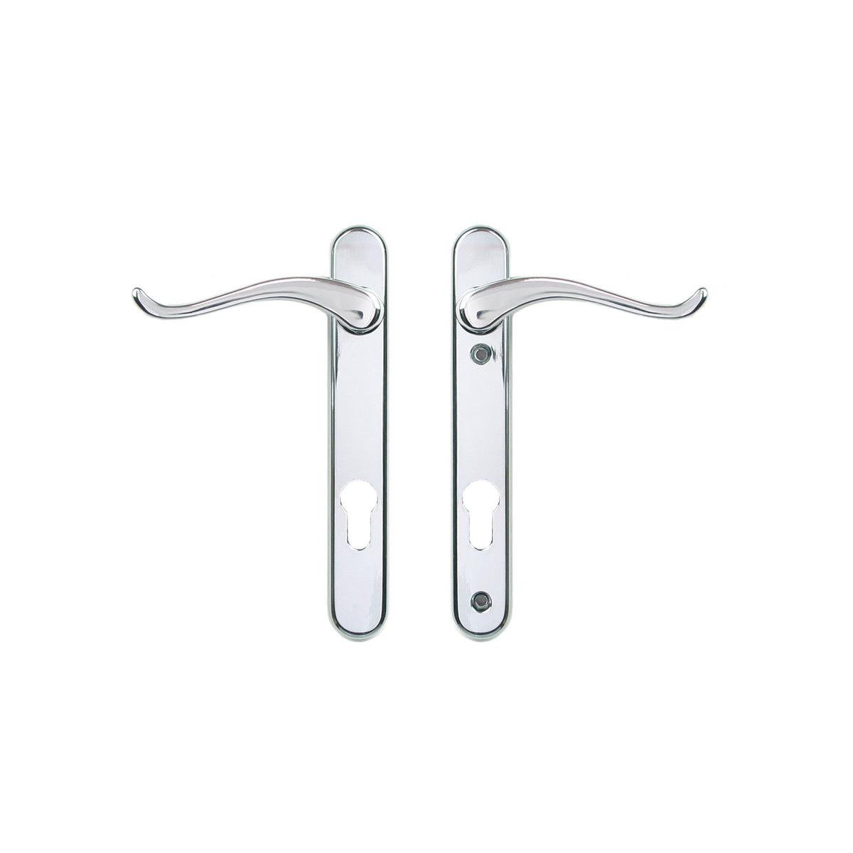 Windsor Sprung Swan Lever Lever Right Hand Door Handle