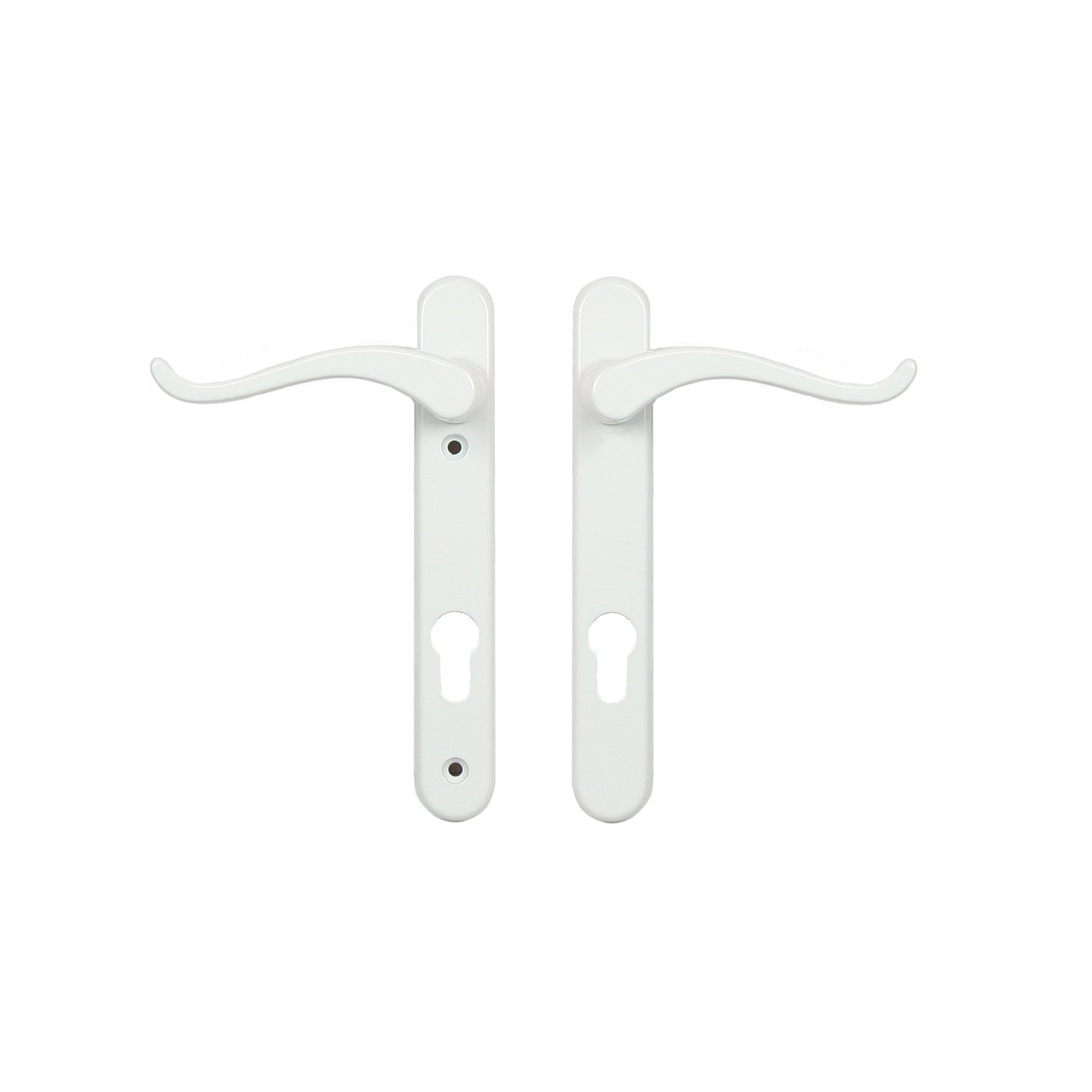 Windsor Sprung Swan Lever Lever Left Hand Door Handle