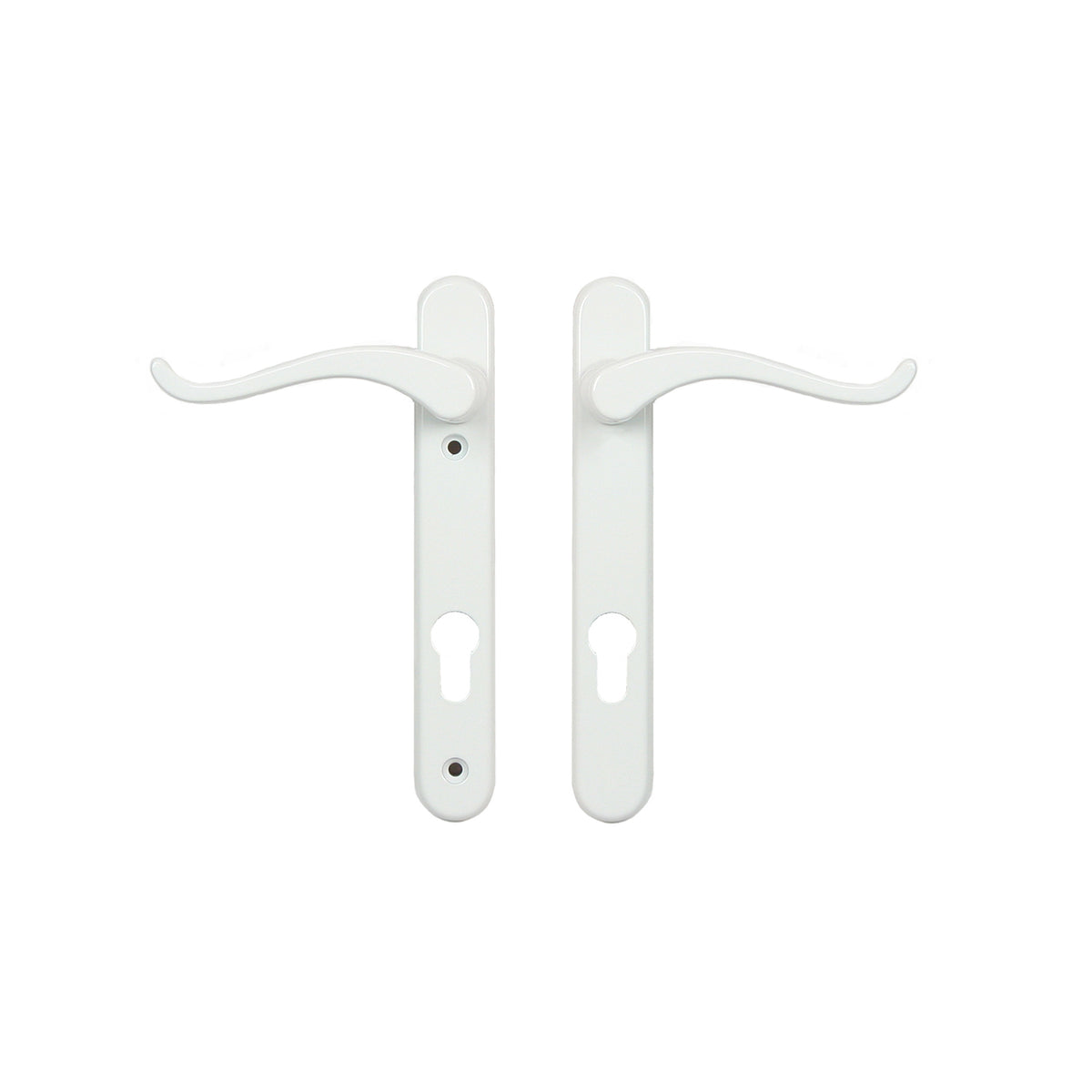 Windsor Sprung Swan Lever Lever Left Hand Door Handle