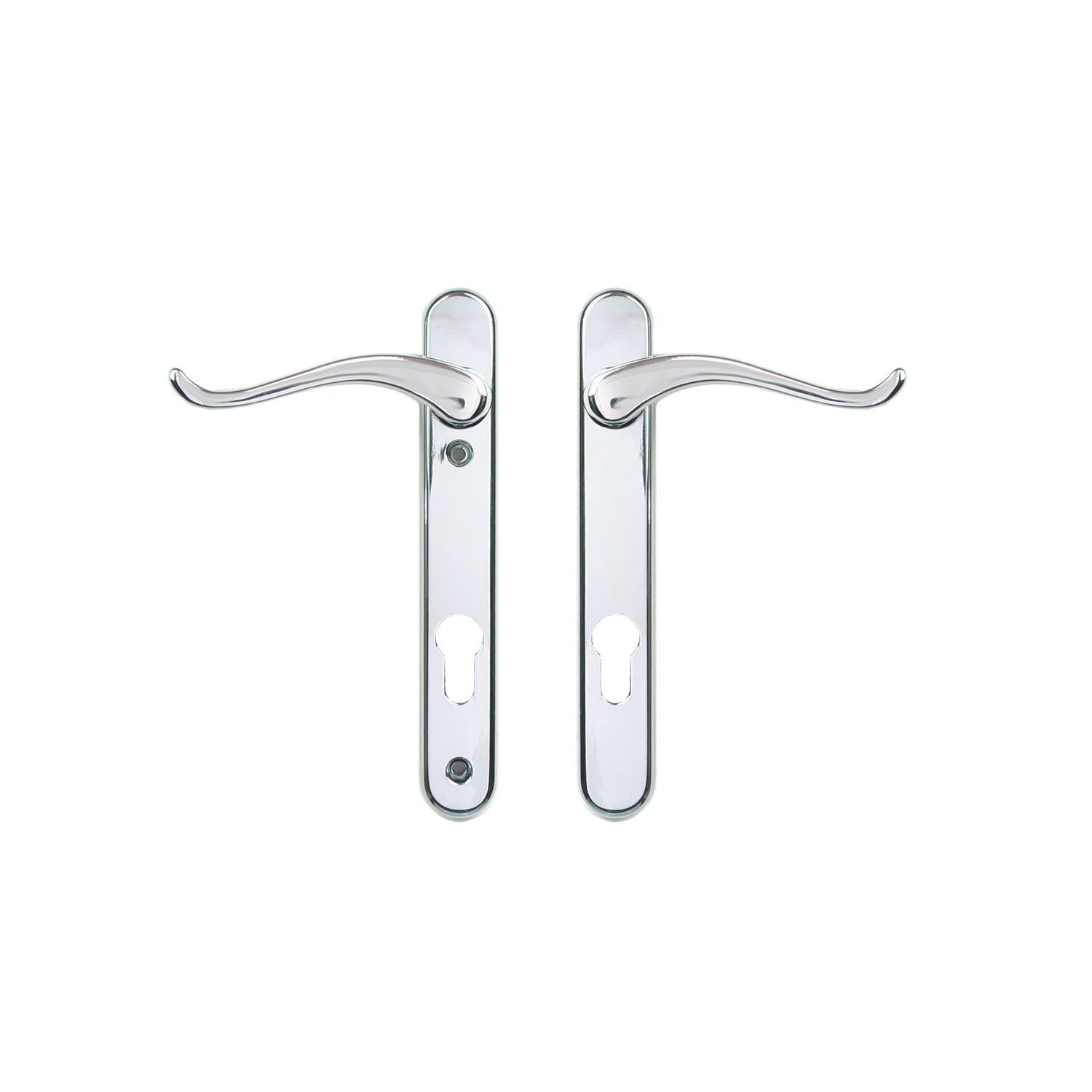 Windsor Sprung Swan Lever Lever Left Hand Door Handle