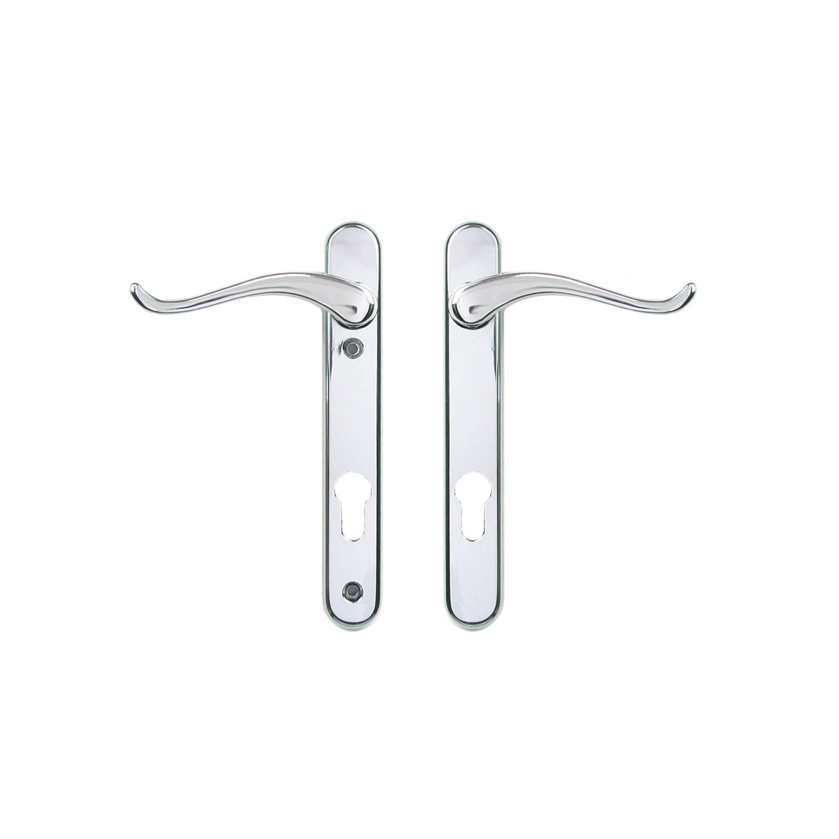 Windsor Sprung Swan Lever Lever Left Hand Door Handle
