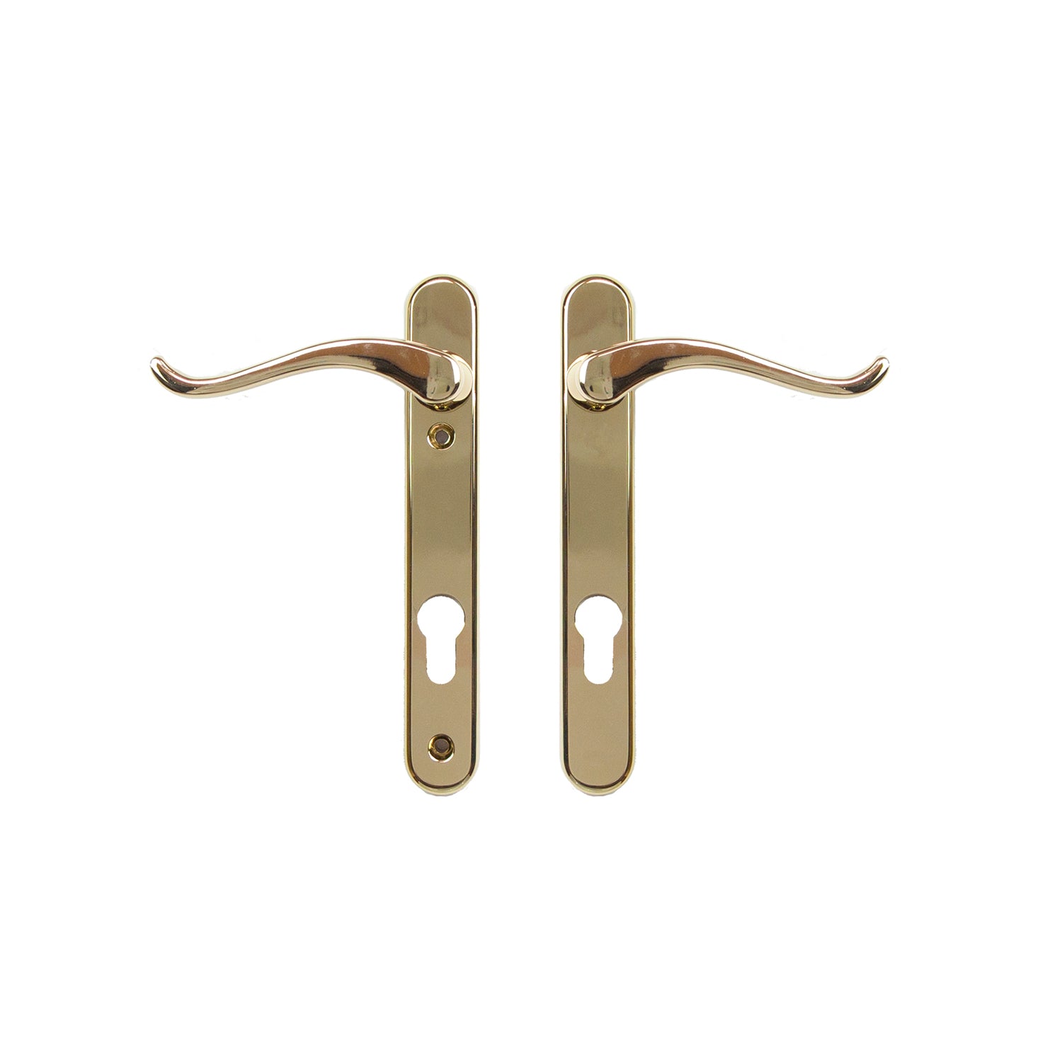 Windsor Sprung Swan Lever Lever Left Hand Door Handle