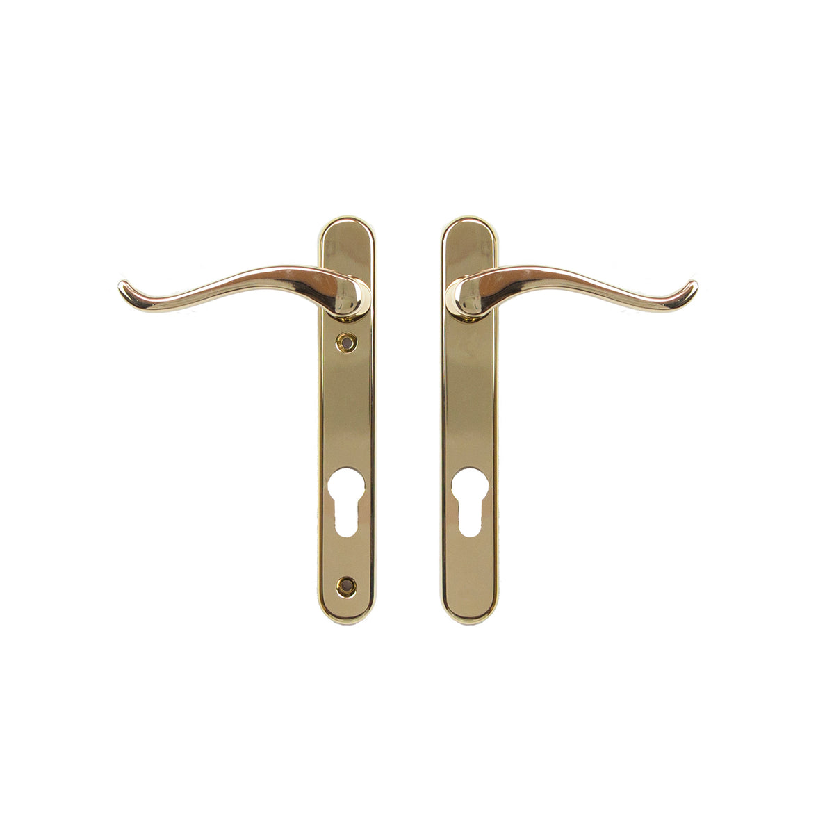 Windsor Sprung Swan Lever Lever Left Hand Door Handle