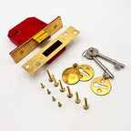 2101 Non British Standard 5 Lever Mortice Deadlock