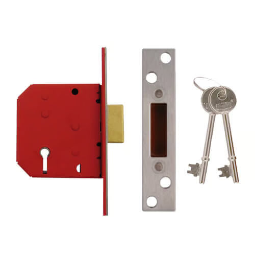 2101 Non British Standard 5 Lever Mortice Deadlock