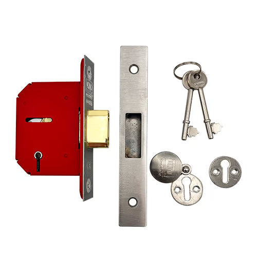 2105 Non British Standard 5 Lever Mortice Deadlock