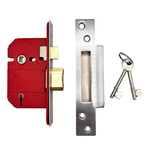 2200 Strongbolt British Standard 5 Lever Mortice Sashlock