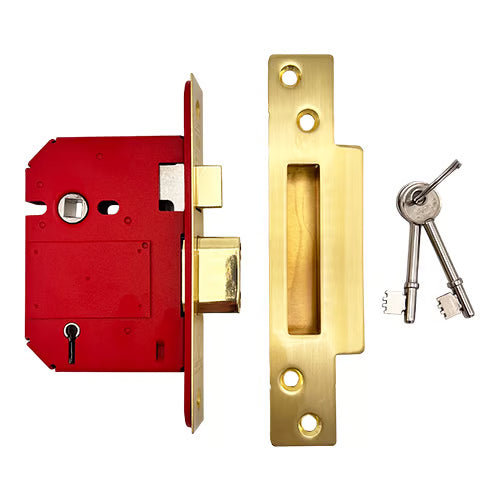 2200 Strongbolt British Standard 5 Lever Mortice Sashlock