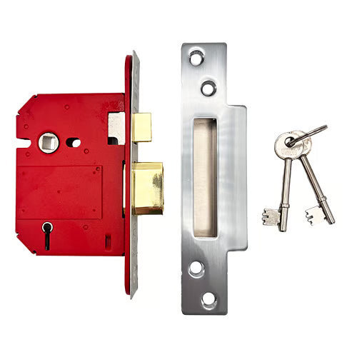 2200 Strongbolt British Standard 5 Lever Mortice Sashlock