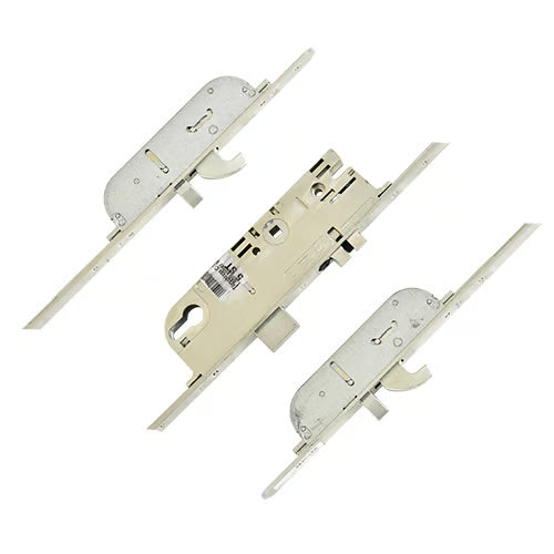 C-TS Latch Deadbolt 2 Hooks 2 Anti Lift Pins Split Spindle Multipoint Door Lock