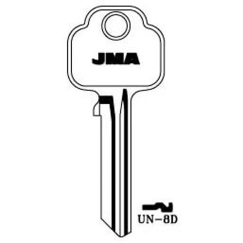 UN-25D 6 Pin Cylinder Key Blank