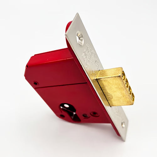 233 British Standard Euro Mortice Deadlock Kit Complete With Euro Key & Turn Cylinder