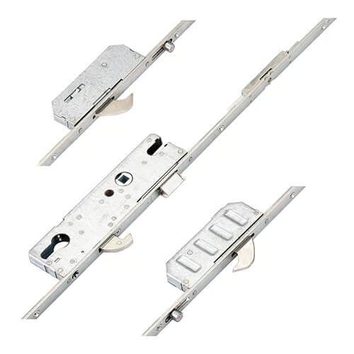 Scorpion Latch 3 Hooks 2 Rollers Split Spindle Multipoint Door Lock - Option 2
